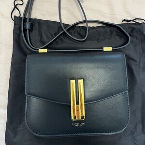 Demellier The Vancouver Black Shoulder Bag